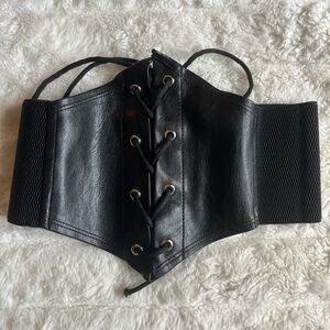 black corset accessory